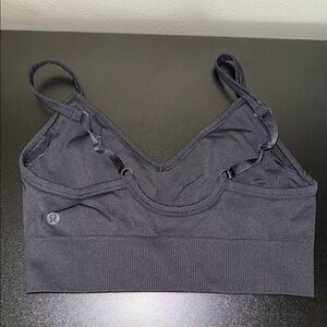lululemon athletica Charcoal Sports Bra